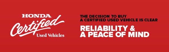 Honda Used Vehicle VS Honda Certified Used Vehicle